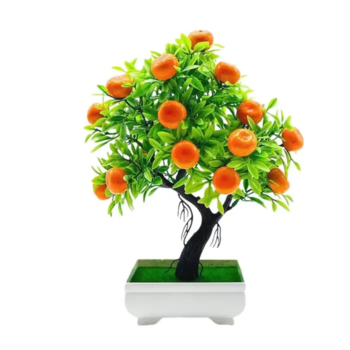 Fruits artificiels multicolores en pot : Grenade, Piment, Orange, Baies, Pêche – Accessoires photo a