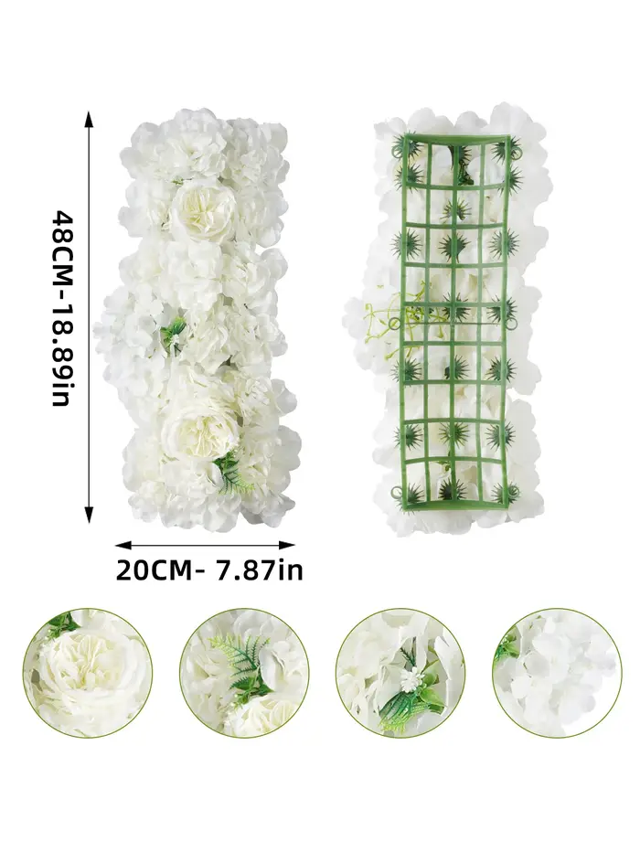 Arrangements de fleurs artificielles 2026 pour décorations de mariage en extérieur