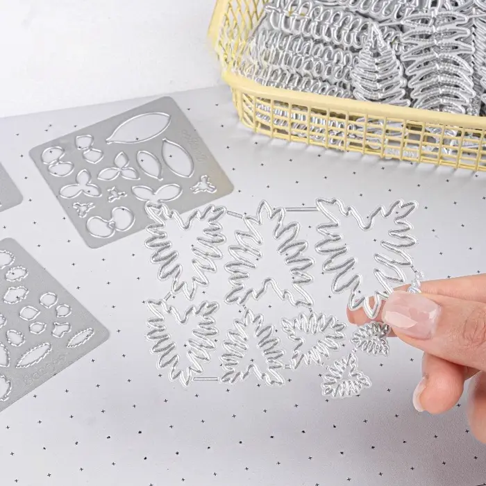 Simulation Miniature plante feuille/pétale polymère argile Cutter bricolage maison de poupée Mini