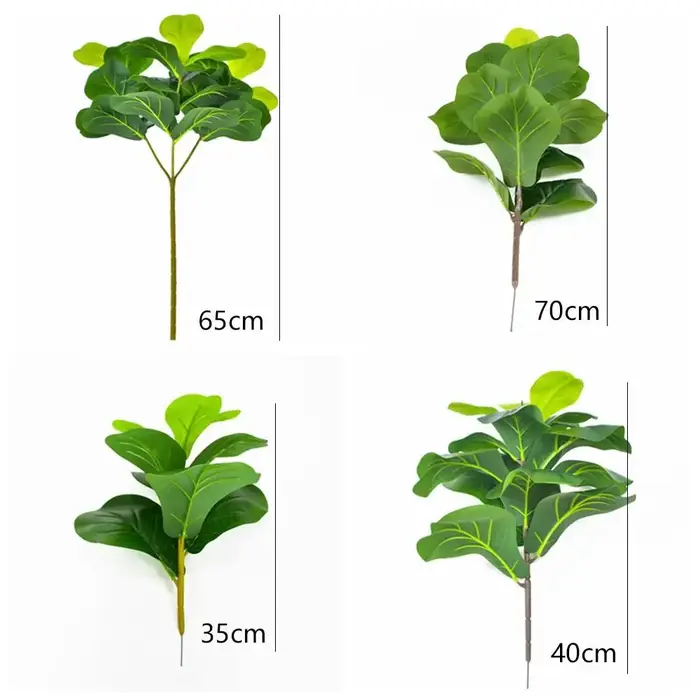 Grand arbre artificiel en plastique à toucher réel
