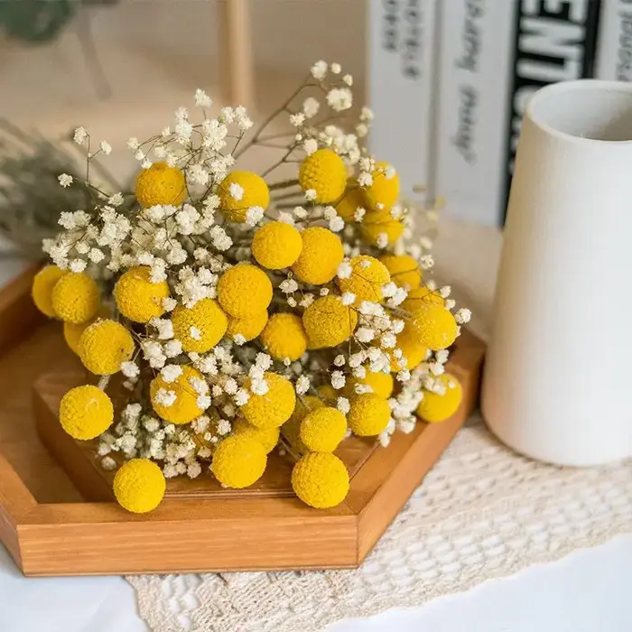 Fleur de tulipe artificielle séchée