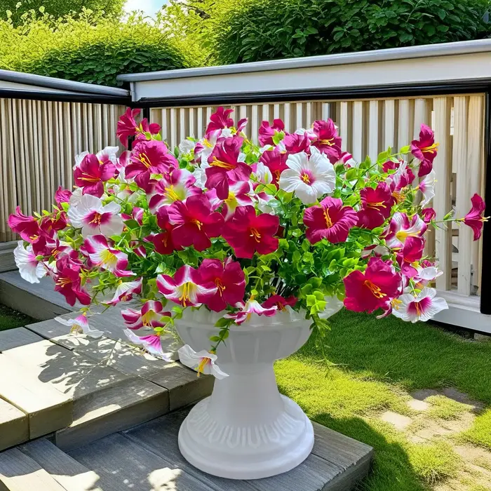 Lot de 3/6 fleurs artificielles de 35 cm