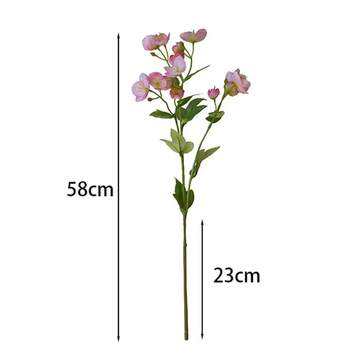 Branches de Hellébore Artificielles pour Décoration de Jardin