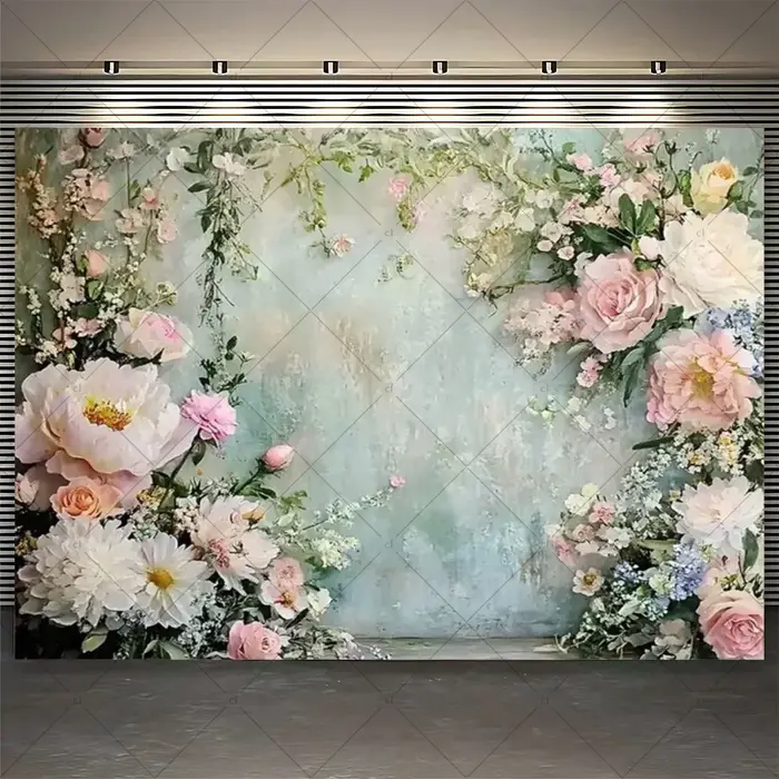 Mur de fleurs florales