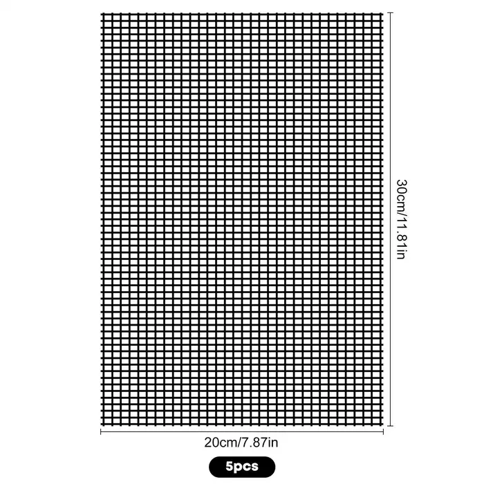 Grille de fond de pot rectangulaire respirante pour fleurs et bonsaïs