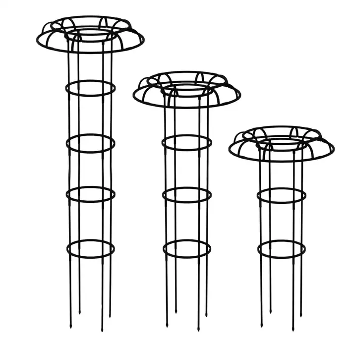 Treillis de jardin en forme de parapluie pour plantes grimpantes verticales