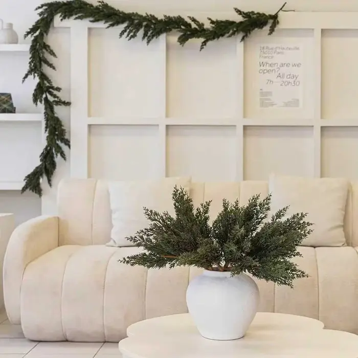 Plante artificielle Feuilles De Noël Arbre Partie Maison Chambre Décoration De Table En Plein Air Cour Jardin Matériel De Mariage Fleur Bricolage Cadeau Boîte