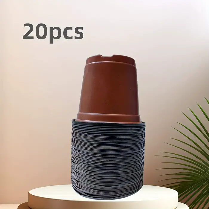 Paquet de 50 Pots de pépinière de style américain – Conteneurs polyvalents pour semis intérieurs/ext