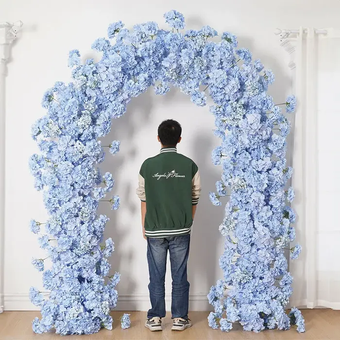 Hortensia rose bleu ciel pour décor floral