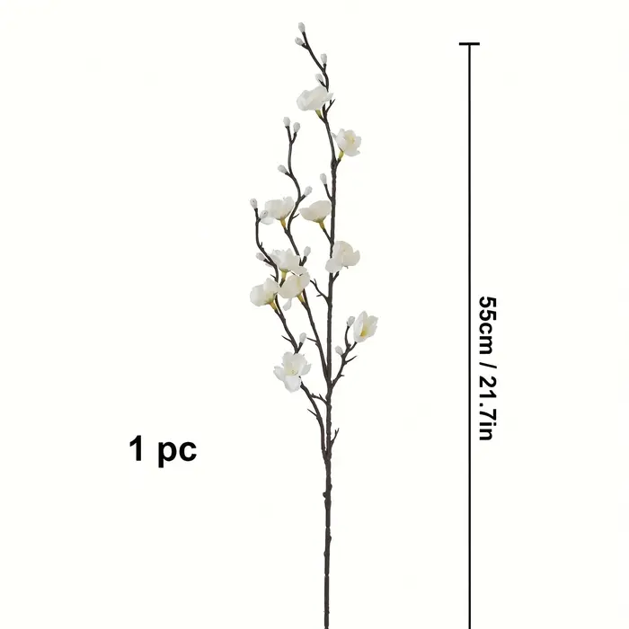 5 fleurs personnelles jaune fleur de prunier faux houx longue tige