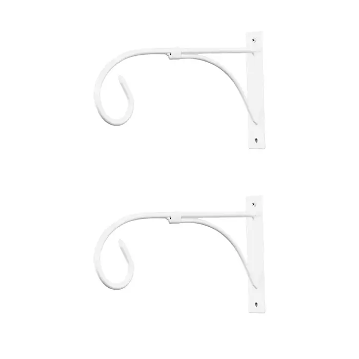 Lot de 2 crochets muraux premium pour pots de fleurs, support mural pour bonsaï, installation facile