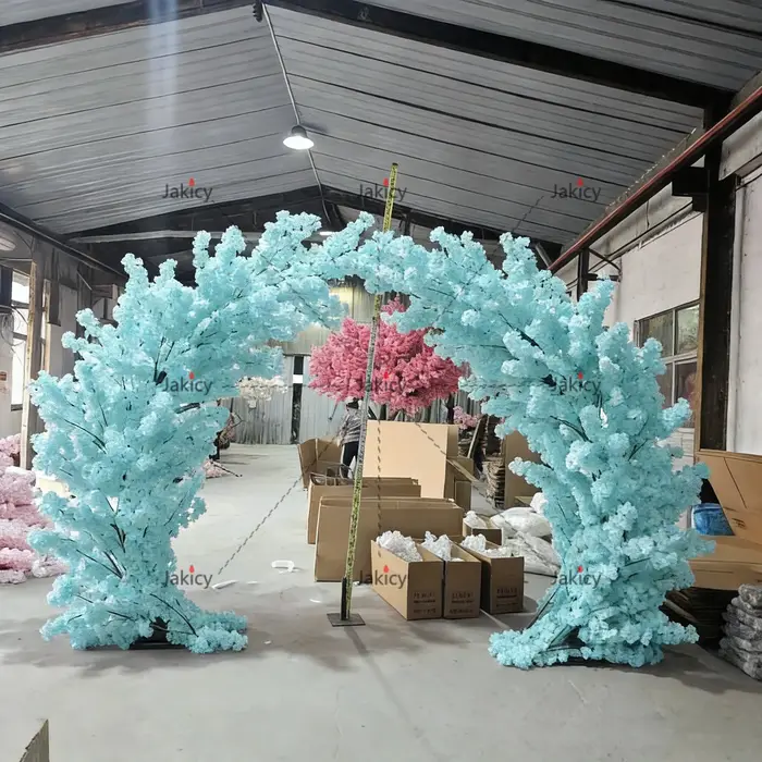 Arbre de cerisier artificiel blanc et rose de 1