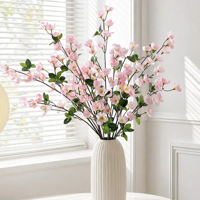 Bouquet de fleurs artificielles en soie