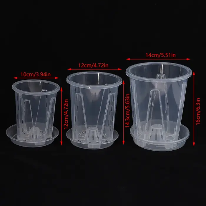 Pot de plantes écologique Transparent épaissi