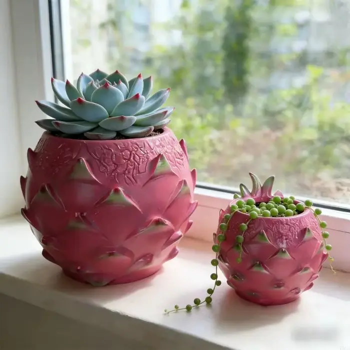Pots plantes succulentes