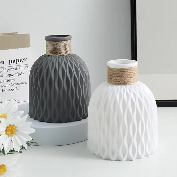 Vase à fleurs en plastique avec UL