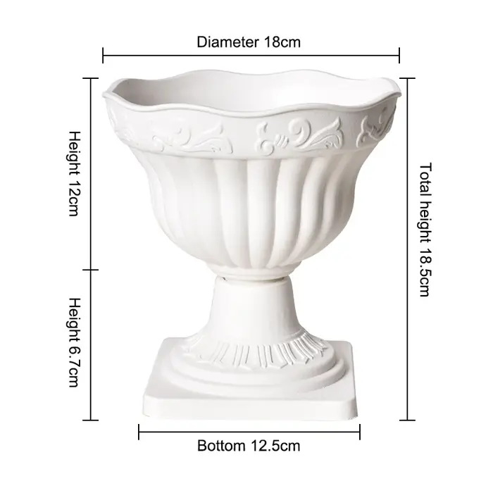 Nouveau pot de fleurs extérieur grand format 1 pièce
