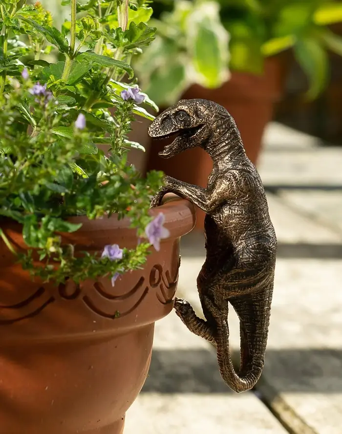 1pc petites décorations de dinosaure Pot de fleur bonsaï décorations artisanales Pot de fleur Pals d