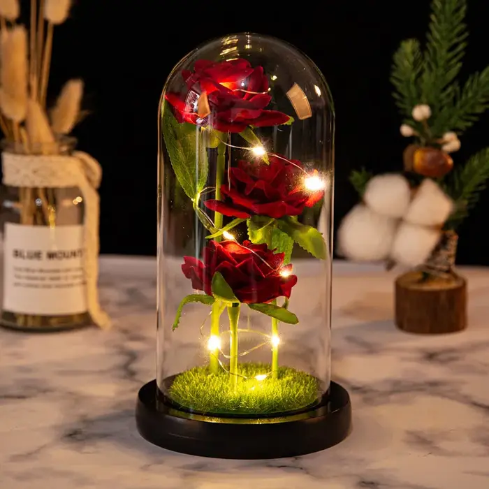 Fleurs artificielles LED Galaxy Three Rose