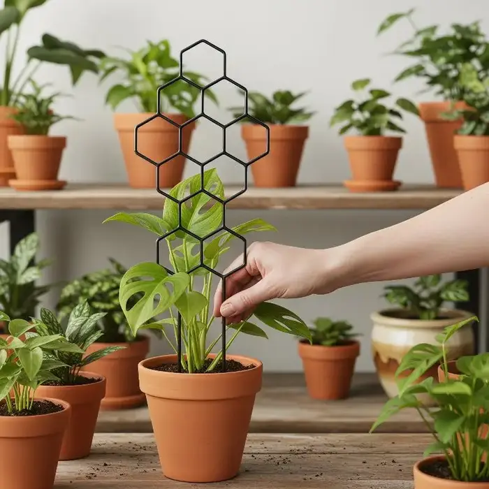 Support de plante d'intérieur et d'extérieur