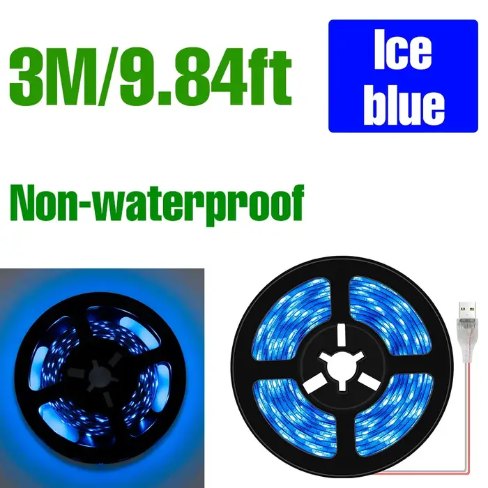 Bande lumineuse LED pour la culture des plantes, spectre complet, lampe de culture USB 5V pour semis, culture hydroponique intérieure, éclairage pour plantes succulentes en pot.