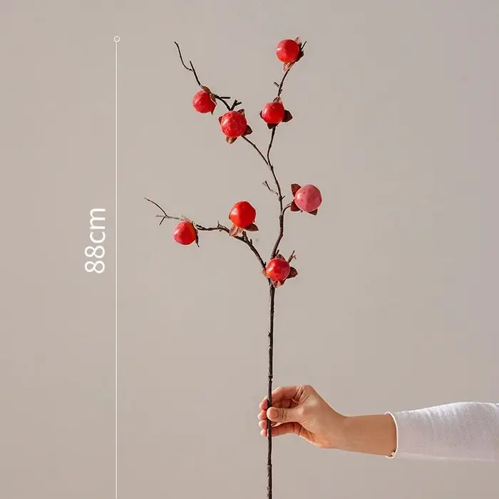 Simulation de 8 petits fruits de kaki