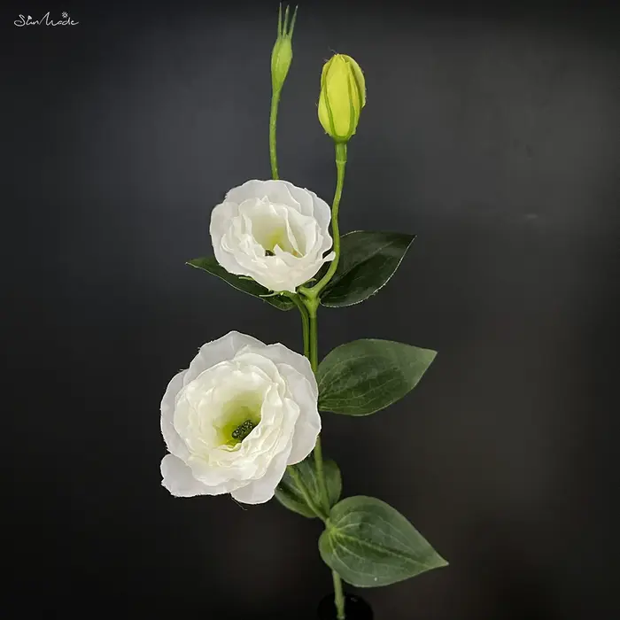 SunMade Lisianthus Inj Fleur Artificielle, Décoration De Mariage À La Maison, Fleur Violette, Access