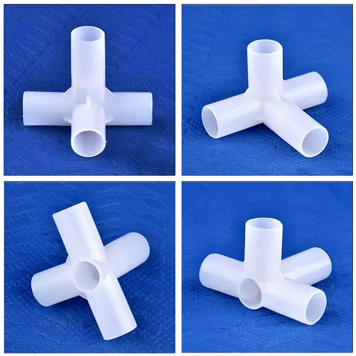 Connecteur de Support pour plantes, diamètre intérieur 9.8mm, adaptateur de tuyau à quatre voies, ra