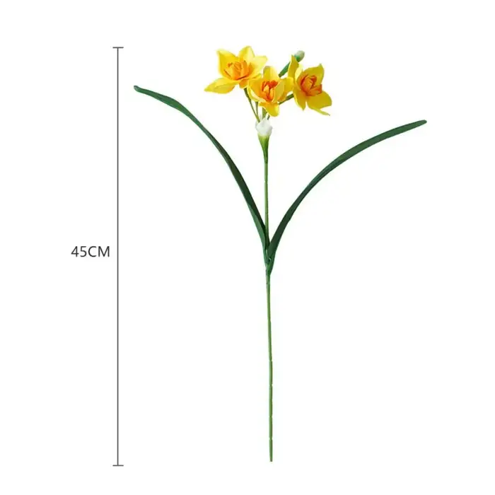 Fleurs de narcisse artificielles au toucher réel