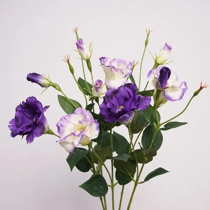 Fleurs artificielles Lisianthus simulées