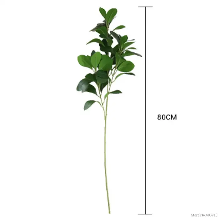 Branche d'arbre de ficus artificielle de 80CM de long
