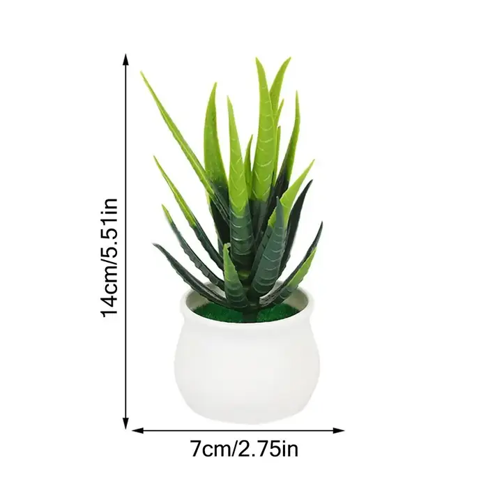 Plantes artificielles vertes bonsaï