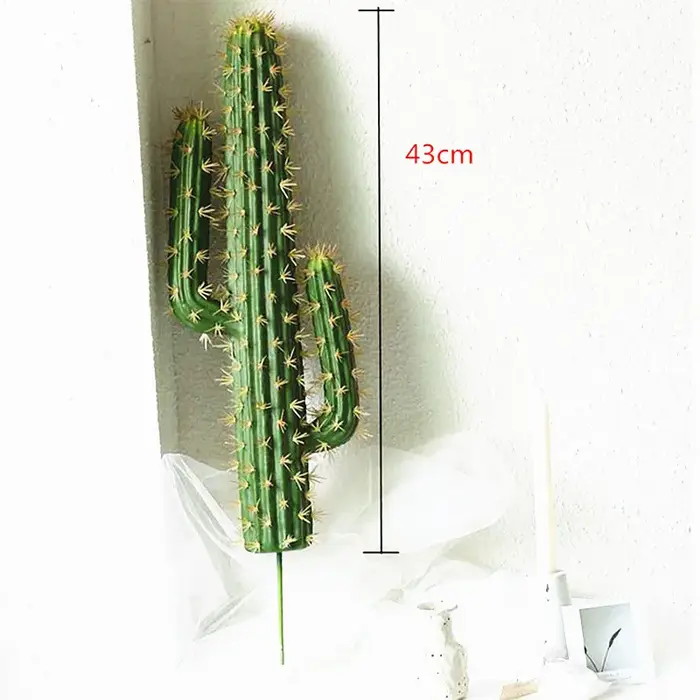 Grand Cactus artificiel fausse fleur succulentes fenêtre jardin décoration bricolage Art embellissement hôtel salon