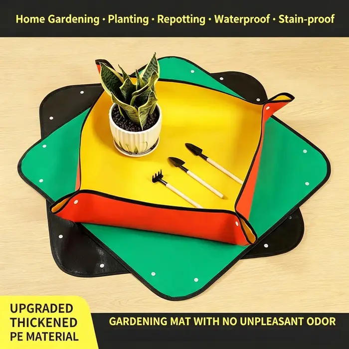 Tapis de repotage pour plantes