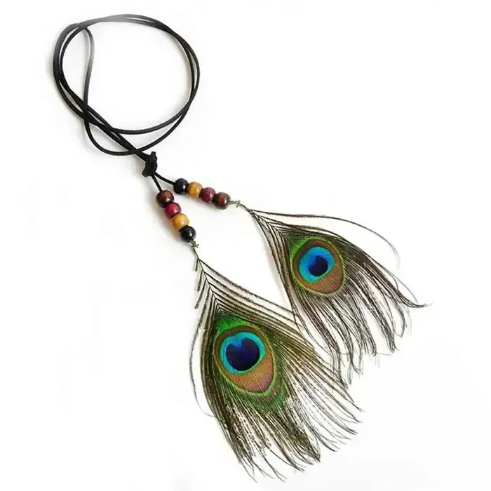 Plumes de paon naturelles pour la création de bijoux