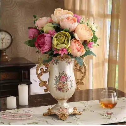 Vase en résine de palais de luxe européen