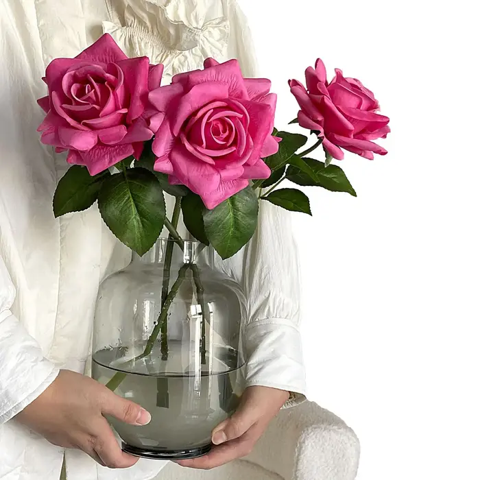 Grande Rose artificielle hydratante