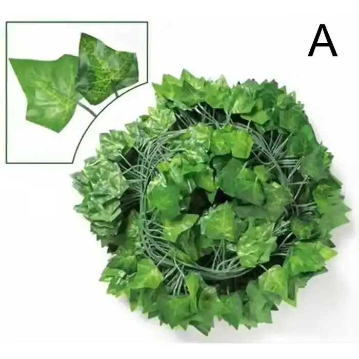 Plantes artificielles, guirlande de feuilles de lierre vertes, fausses plantes grimpantes pour la dé