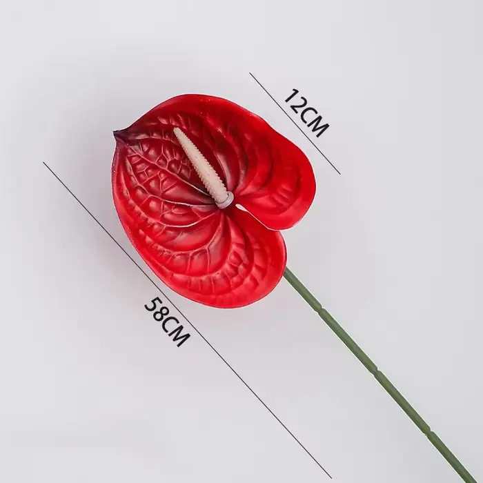 Plantes artificielles, fleurs artificielles à tige unique