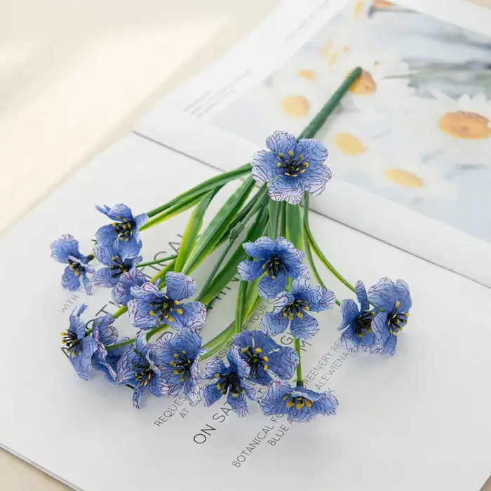 Fleurs artificielles Aquatique Mariage Bouquet De Mariée Scrapbooking Accueil Chambre Table Decora V