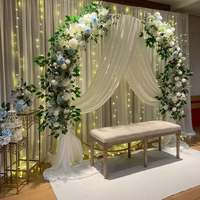Mur de Fleurs Artificielles pour Mariage