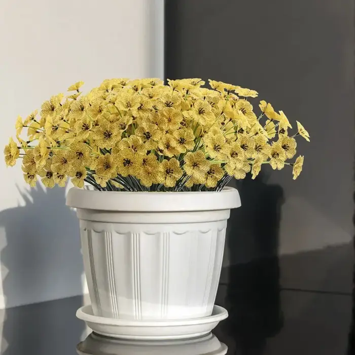 Bouquet de Fausses Fleurs Artificielles pour Décoration d'Extérieur