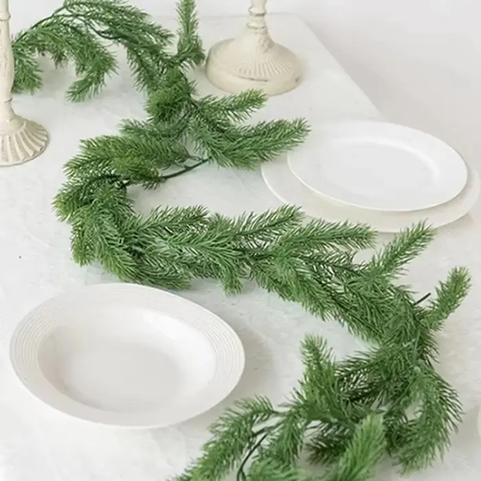 Plantes artificielles, aiguille de pin vert