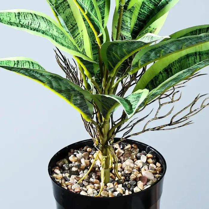 5 pièces de plantes artificielles en plastique