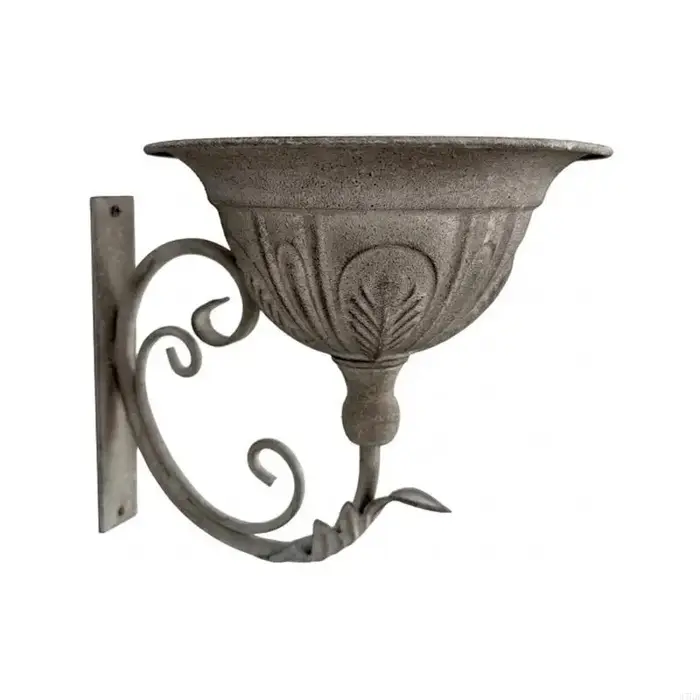 Pot fleur en métal, panier suspendu pour balcon