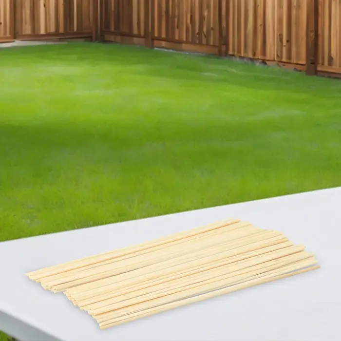Bâtons de support de plante de jardin en bambou