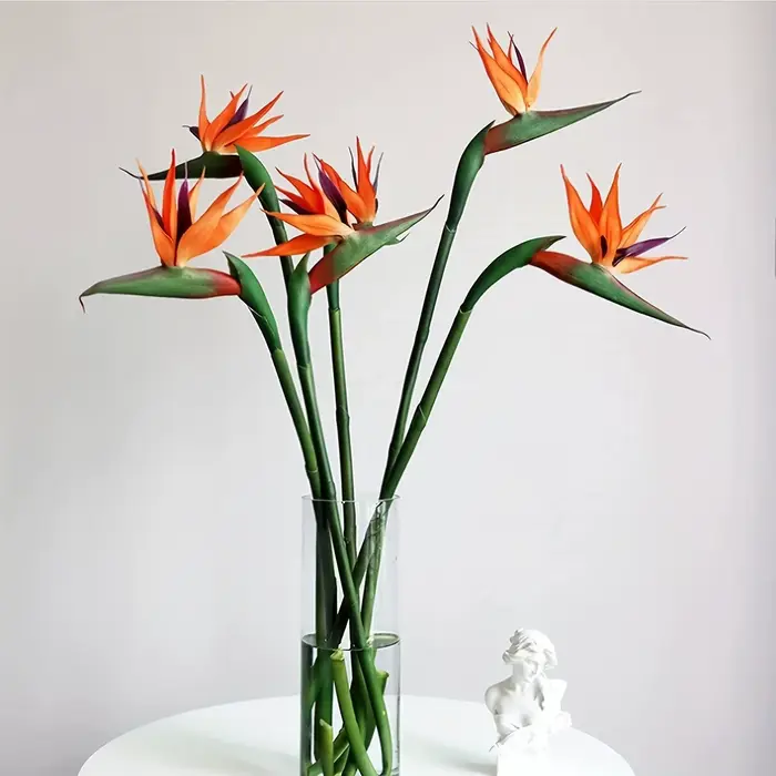 Fleurs artificielles d'oiseau du paradis