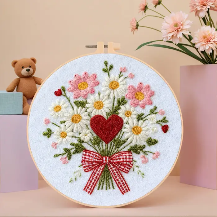 Kit de broderie Momoart avec cerceau