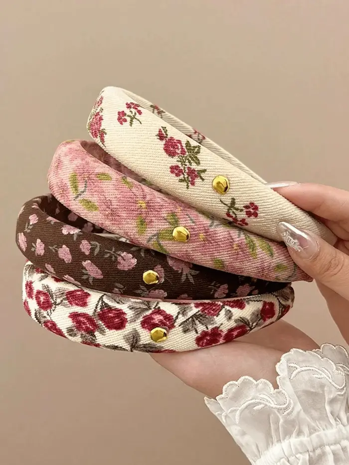 Bandeau floral français pour la saint-valentin pour femmes