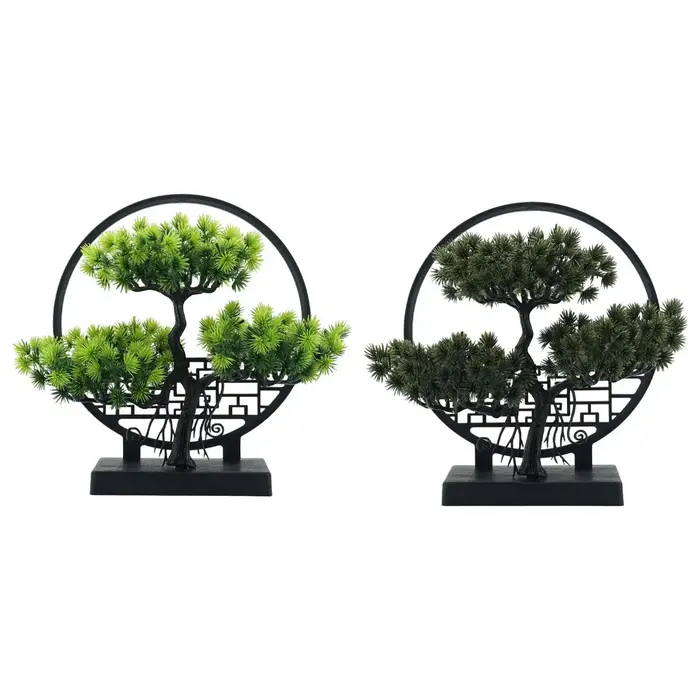 Bonsaï artificiel, plantes artificielles vertes
